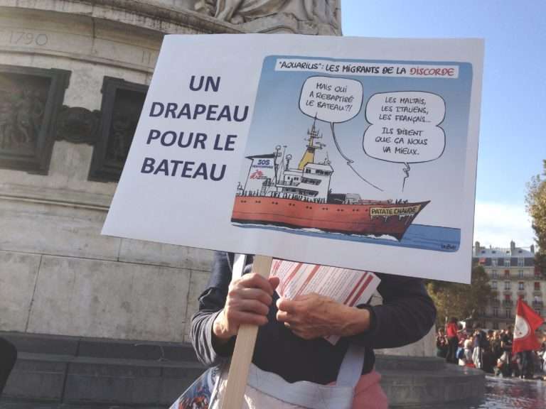 Aquarius. Face aux identitaires, SOS Méditerranée répond par le soutien populaire