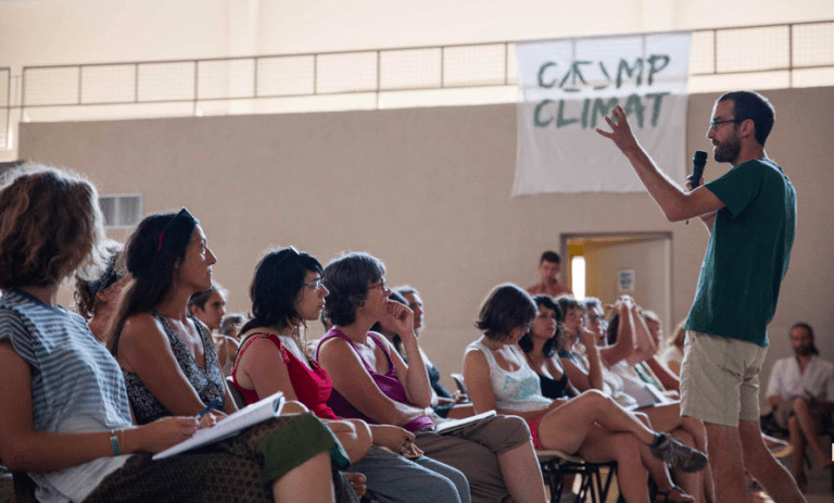 Comment le Camp Climat forme une nouvelle génération de militants écologistes