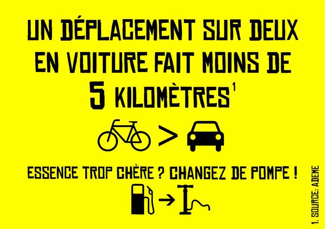 17 Novembre Une Vélorution éclairée Par Les Gilets Jaunes