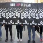 Manifestation féministe Non una di méno à Vérone Mars 2019