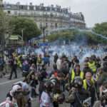 Manifestation du 1er mai à Paris. Photographie Sylvain Lefeuvre pour Radio Parleur.