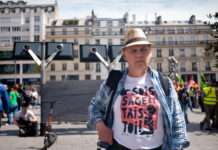 Portrait d'Bric Bezou syndicaliste sud rail menacé de l'icenciement