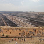 Envahissement de la mine de charbon de Garzweiler par Ende Gelände. Photo Pierre-Olivier Chaput