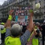 Manifestation des Gilets Jaunes à Paris. Acte 38  hommage à Steve Maia Caniço.