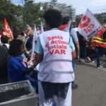 Manifestation des soignant-es à l’appel de la CGT à Paris le mercredi 11 septembre 2019.