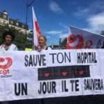 Manifestation des soignant-es à l’appel de la CGT à Paris le mercredi 11 septembre 2019.