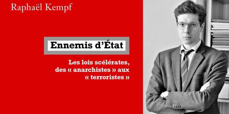 Raphael Kempf avocat publie son livre "Ennemis d"état"