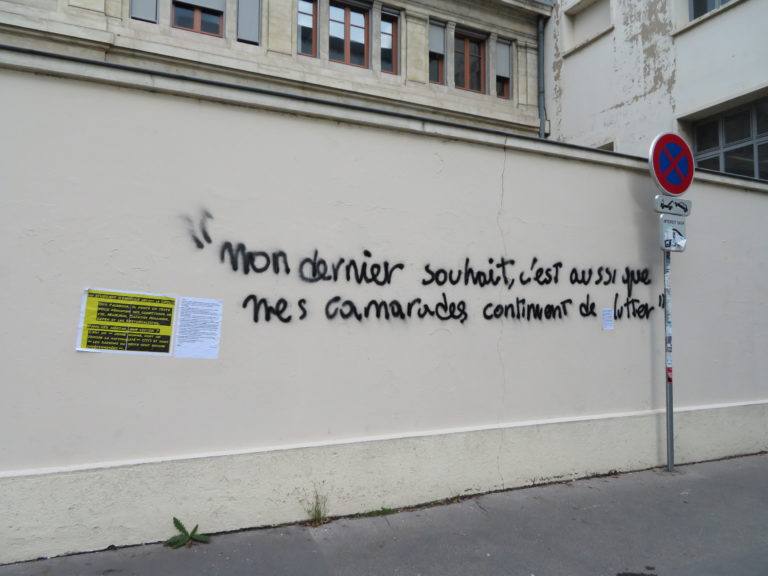 Etudiant immolé Lyon