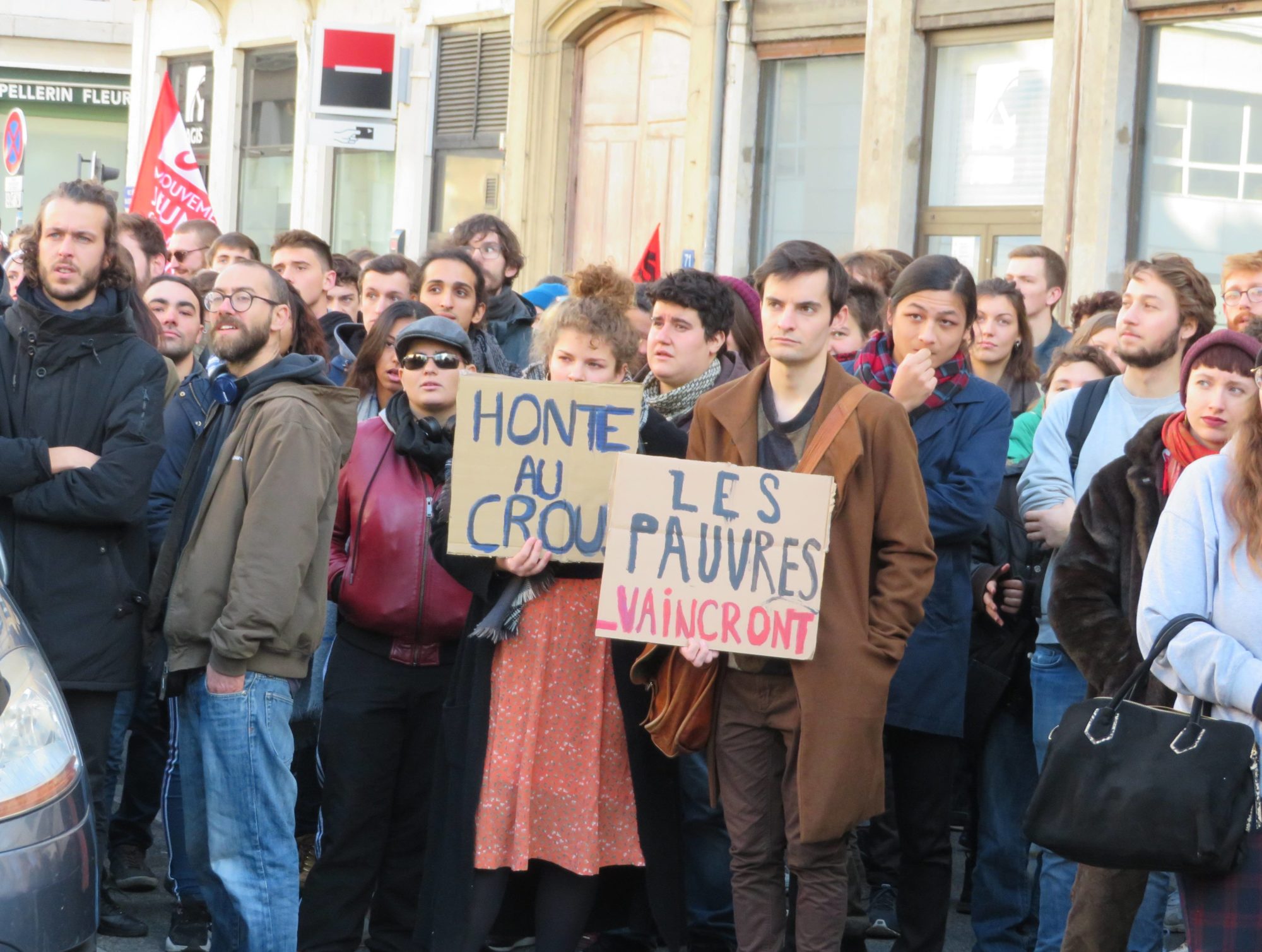 Cortège de soutien à Anas le 12 novembre à Lyon