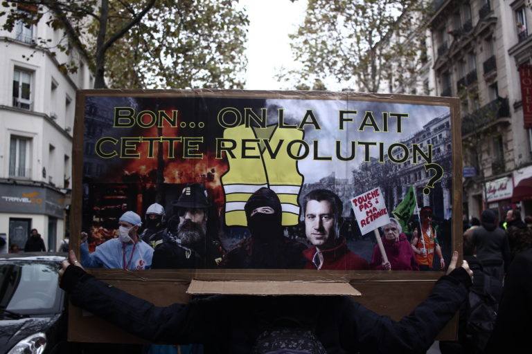 Gilets Jaunes paris anniversaire