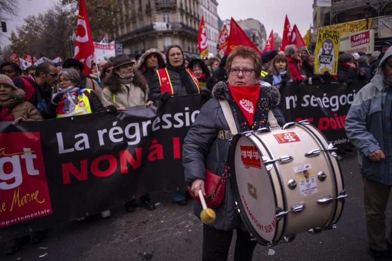 Manifesation 5 décembre grève générale