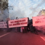 En tête de cortège à Paris, le 10 décembre 2019. Photo Pierre-Olivier Chaput pour Radio Parleur.