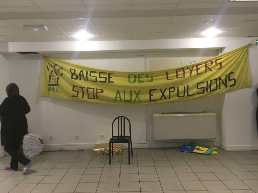 commissariat occupé DAL Paris
