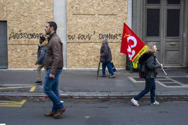 Manifestation contre la réforme des retraites le 16 janvier à Paris