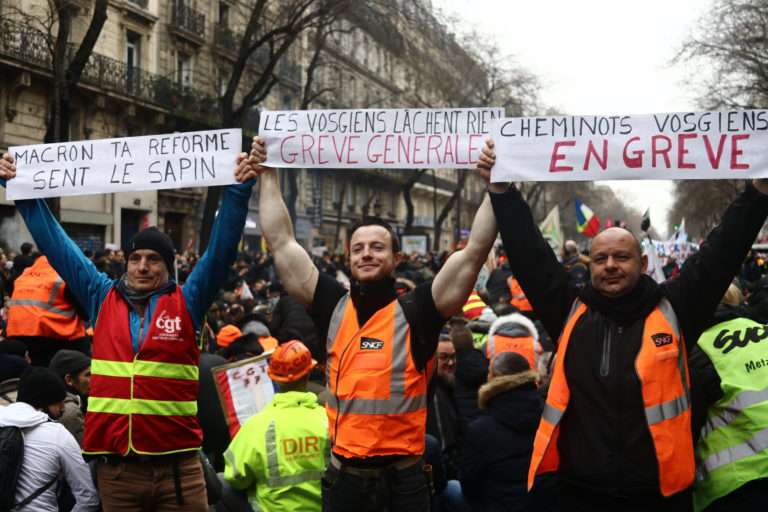 Manifestation 9 janvier contre les retraites