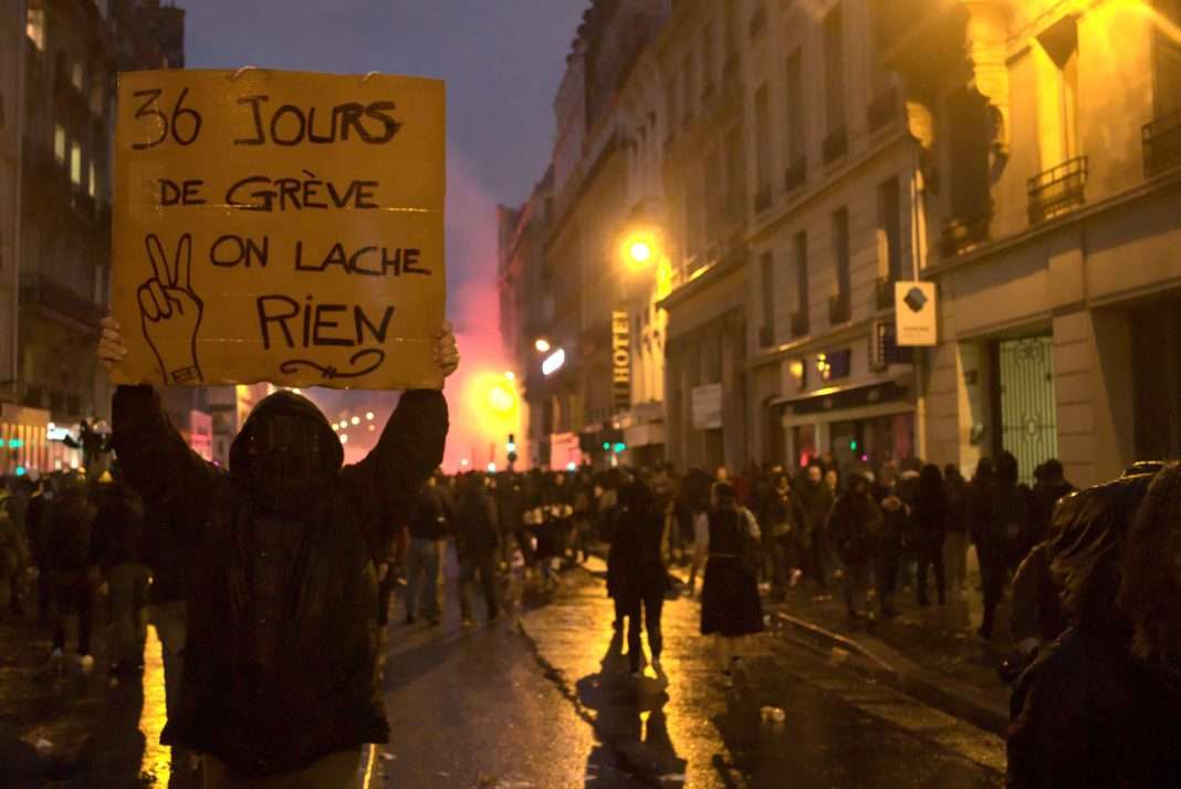 Manifestation contre la réforme des retraites le 9 janvier à Paris