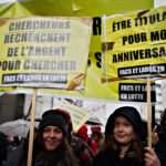 Photo Gary Libot pour Radio Parleur : Manifestation Facs et labos en lutte, le 5 mars 2020 à Paris 10