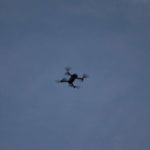 Un drone de la préfecture de police de Paris, lors de la manifestation du 16 janvier 2020.