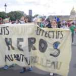 Cortège de soignant-es le mardi 16 juin 2020.