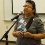 Lisa Bellanger co-directrice de l’American Indian Mouvement à Minneapolis source : Lisa Bellanger