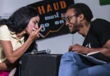 Conférence : Écologie et quartiers populaires, territoires en lutte Fatima Ouassak et Malcolm Ferdinand Conférence La Base Alternatiba Collectif Adama Paris 2020 @Martin Lelievre pour Radio Parleur_2