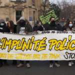 Marche Blanche Cédric Chouviat Violences Policières Banderole