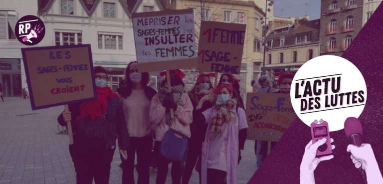 grève sages-femmes féministe 8 mars