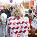 Rassemblement contre la fermeture de l’hôpital Bichat et Beaujon.