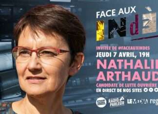 Nathalie Arthaud dans Face aux Indés