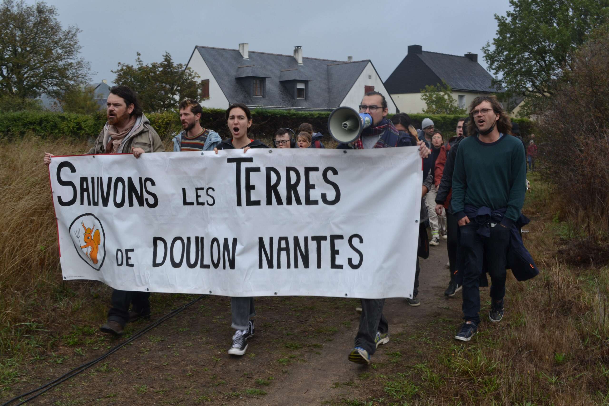Bandrerole "Sauvons les terres de Doulon Nantes"