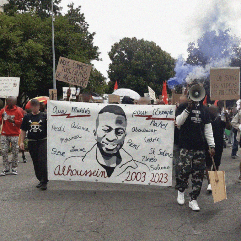 Marche commémorative du 22 juin 2024 à Angoulême. Crédit photo : @justicepouralhoussein .